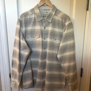 Tommy Bahama Men’s Striped Long Sleeved Shirt • 100% Cotton • L
